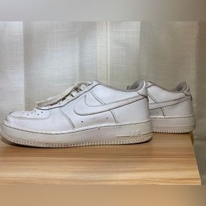 White Nike Air Force 1 Youth size 6.5